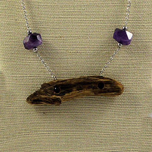 Collier en bois flotté