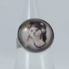 Bague cabochon chat