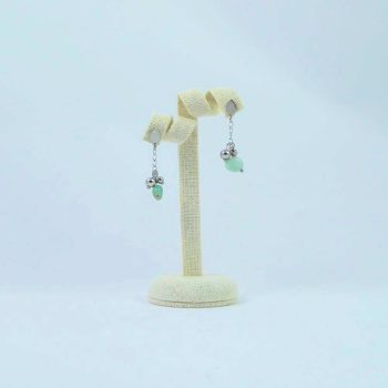 Boucles d'oreilles en amazonite