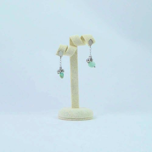 Boucles d'oreilles en amazonite