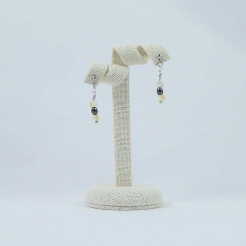 Boucles d'oreilles en nacre