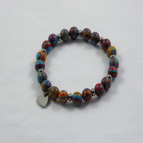 Bracelet en perles de verre