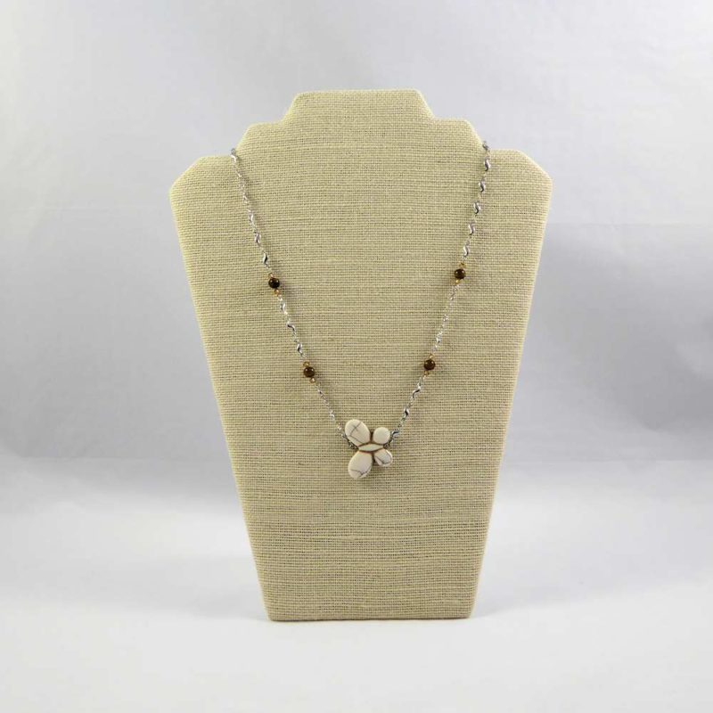 Collier en howlite