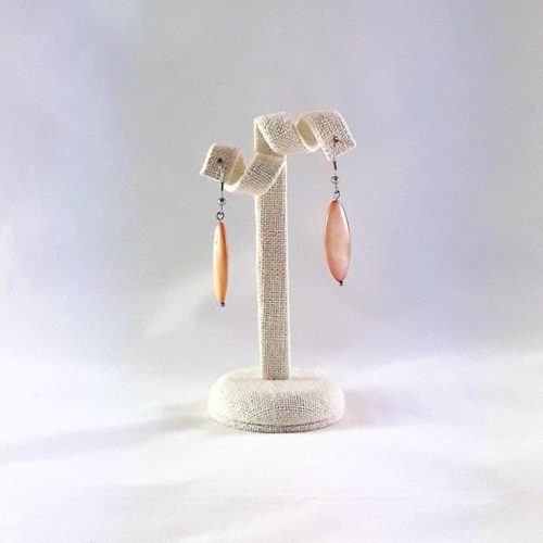 Boucles d'oreilles en nacre