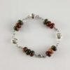 Bracelet en agate picasso rondelles