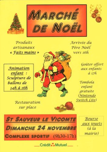 marché de Noël St Sauveur le Vicomte