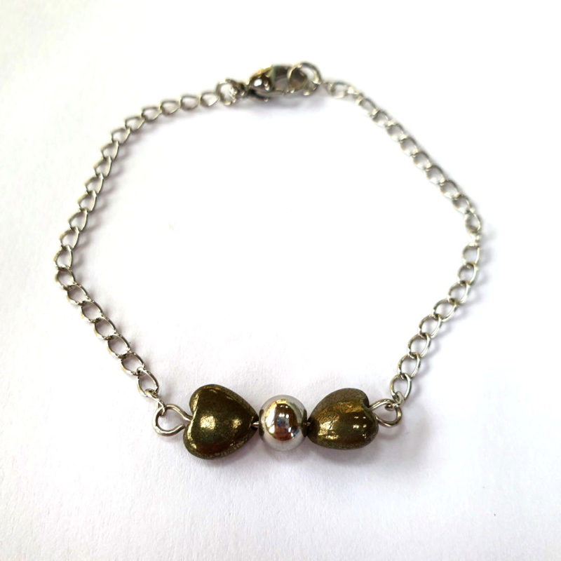 Bracelet en pyrite