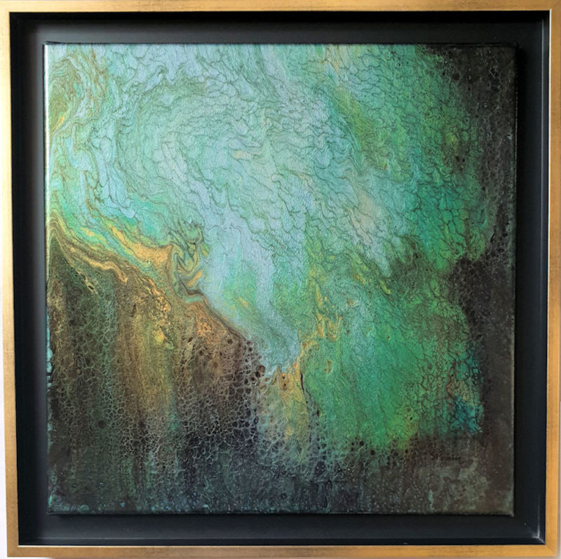 Peinture acrylique abstraite - "Abysses"