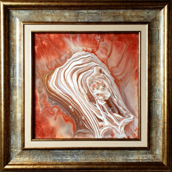 Peinture acrylique abstraite - "Tourbillon"