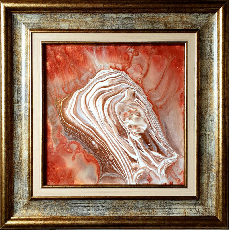 Peinture acrylique abstraite - "Tourbillon"