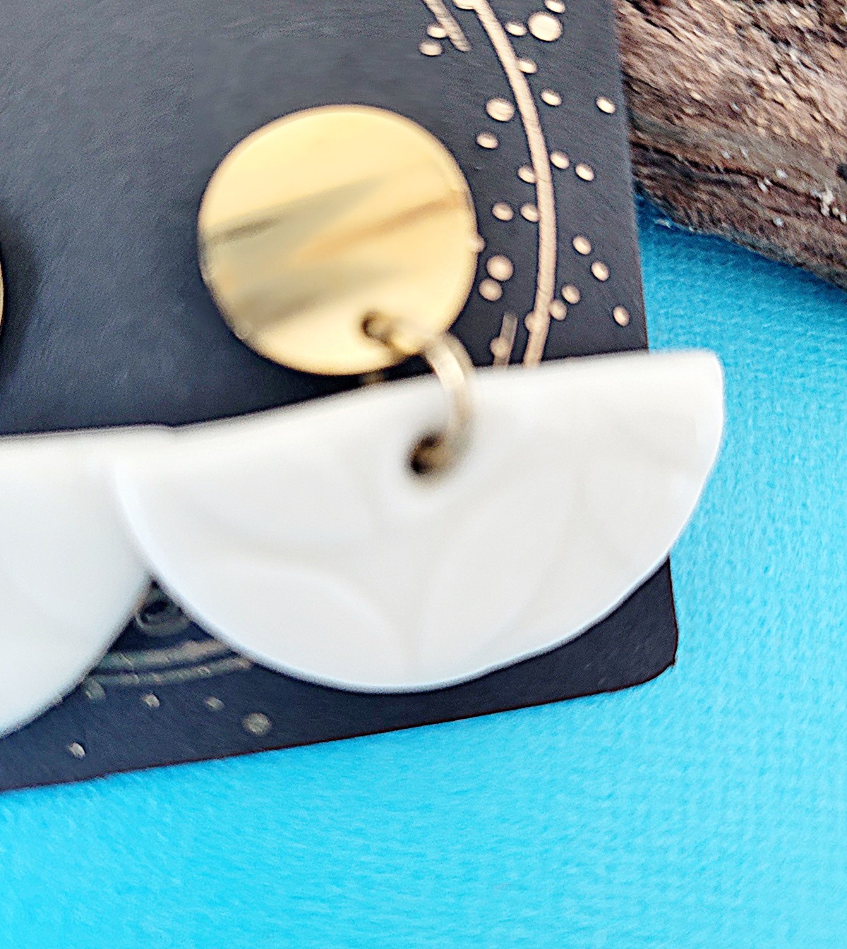 Boucles d'oreilles en porcelaine Julia – Image 2