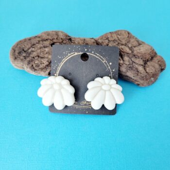 Boucles d'oreilles en porcelaine Louise