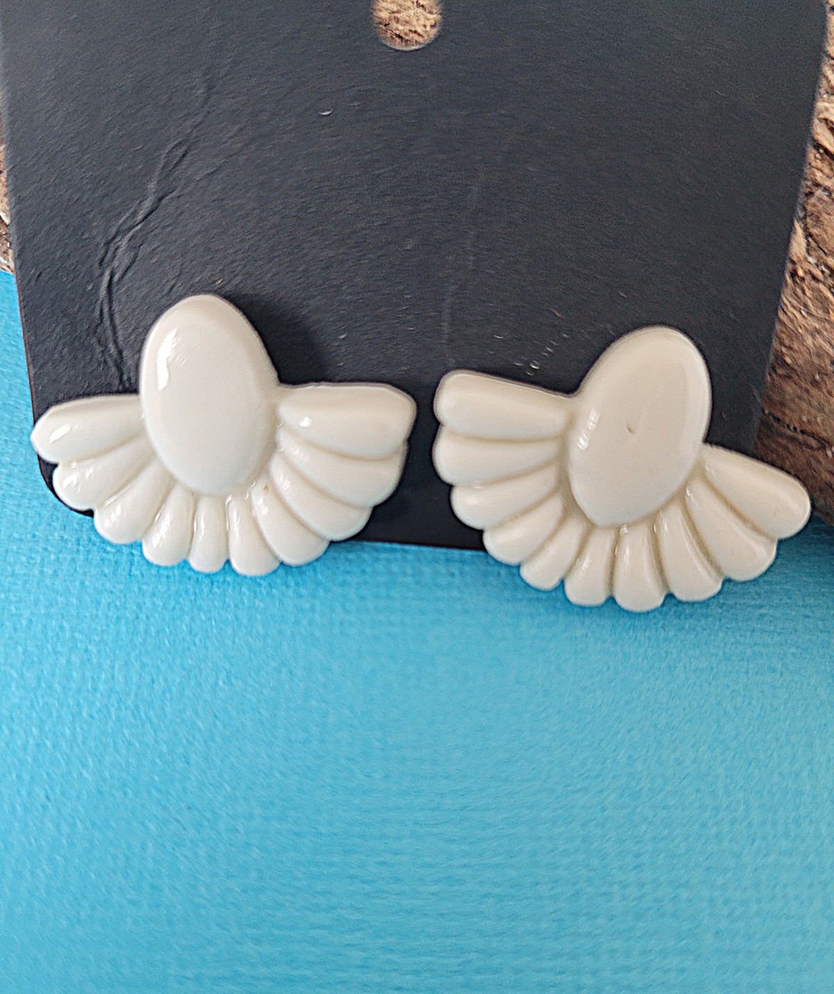 Boucles d'oreilles en porcelaine - Victoria – Image 2