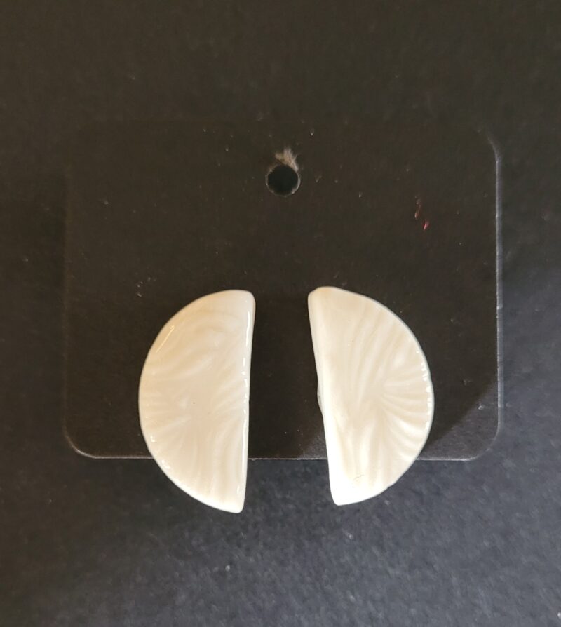 Boucles d'oreilles en porcelaine Doris