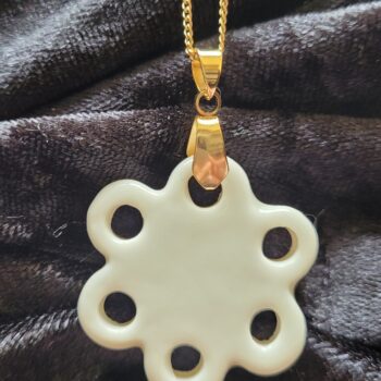 Collier en porcelaine Anatole
