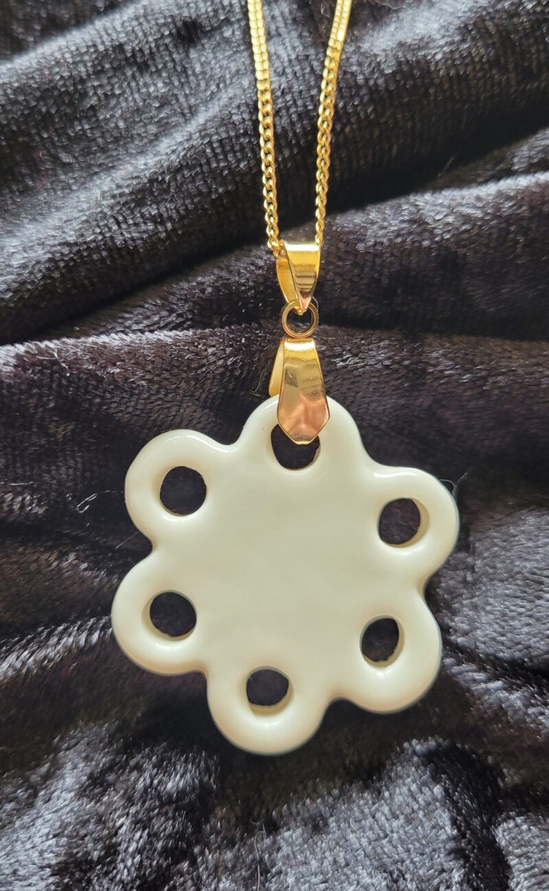 Collier en porcelaine Anatole