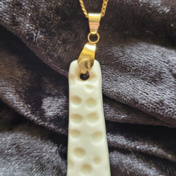 Collier en porcelaine Léon
