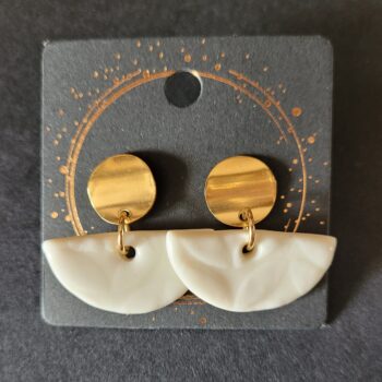 Boucles d'oreilles en porcelaine Julia