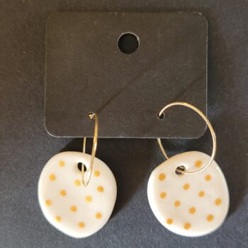 Boucles d'oreilles en porcelaine Louna