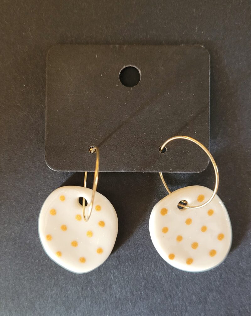 Boucles d'oreilles en porcelaine Louna
