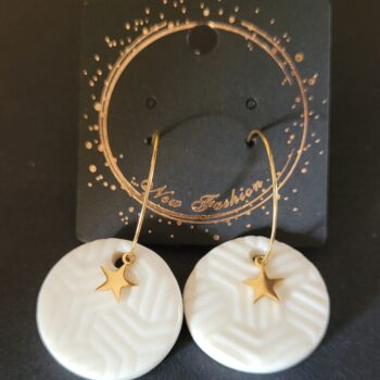 Boucles d'oreilles en porcelaine Jenny