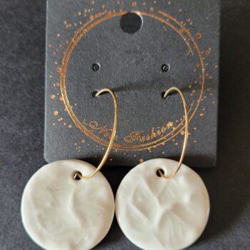 Boucles d'oreilles en porcelaine Kaïra