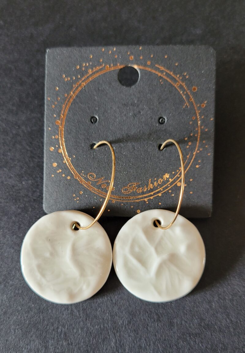 Boucles d'oreilles en porcelaine Kaïra