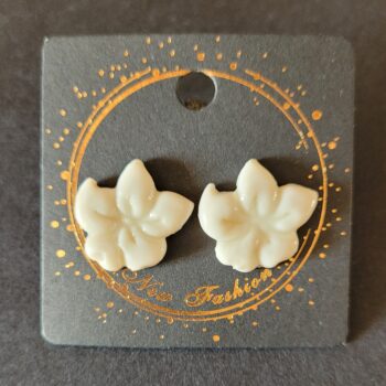 Boucles d'oreilles en porcelaine Léonie