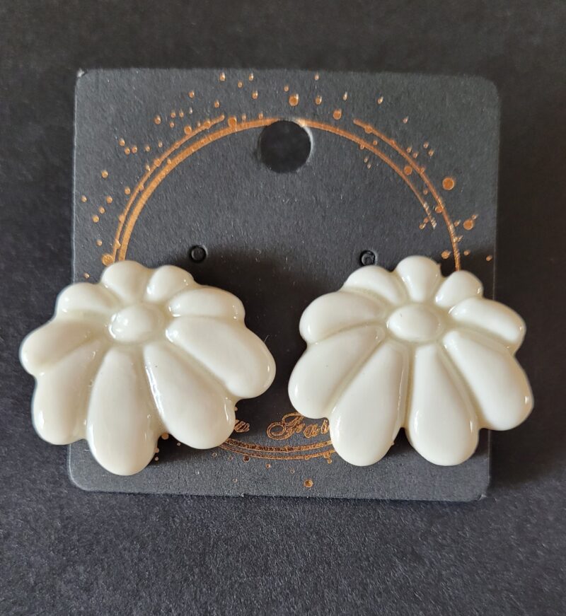 Boucles d'oreilles en porcelaine Louise