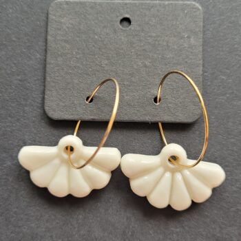Boucles d'oreilles en porcelaine Thanaïs