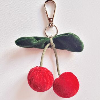 Bijou de sac à mains - cerises