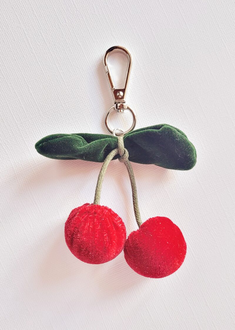 Bijou de sac à mains - cerises